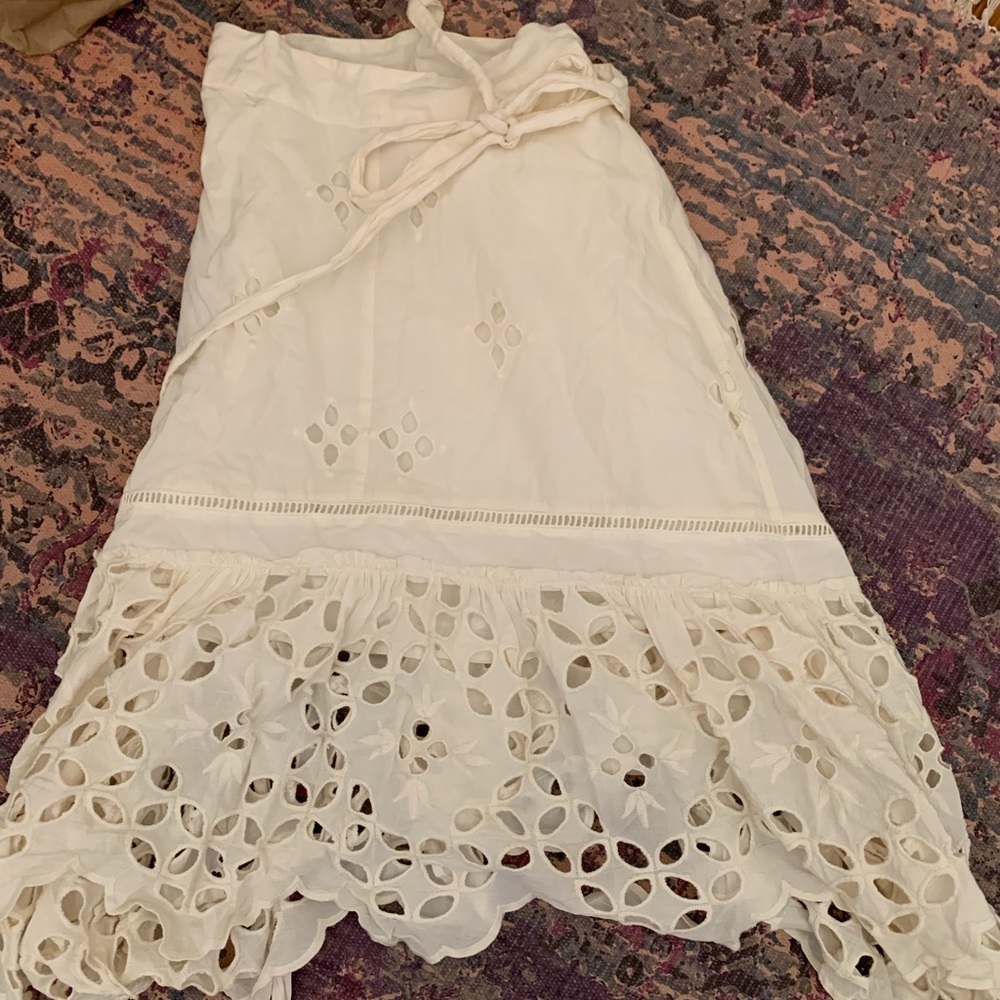 Free people wrap skirt